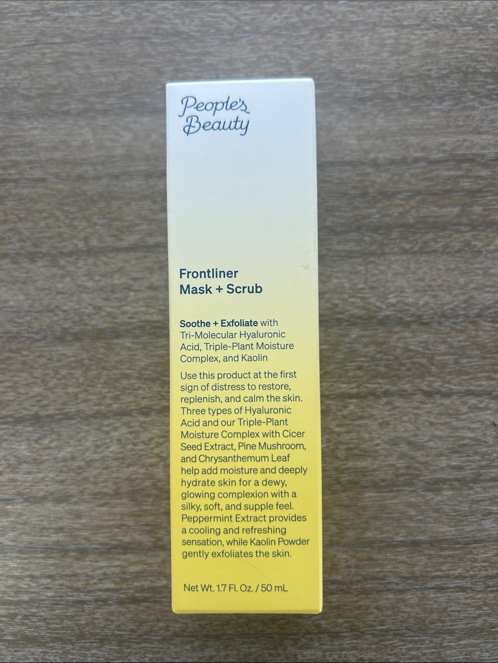 Frontliner Mask + Scrub — Yellow Soothing Mask
